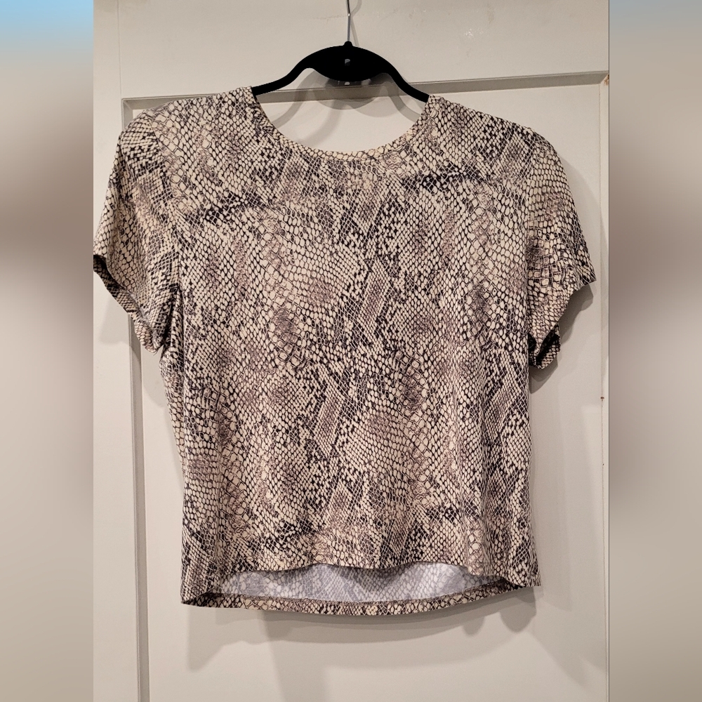 Babaton Snake Print Top